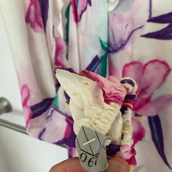 Vintage Hawaiian Mumu Aloha Maxi Dress by Roseline Petrus S/M - Picture 3 of 5